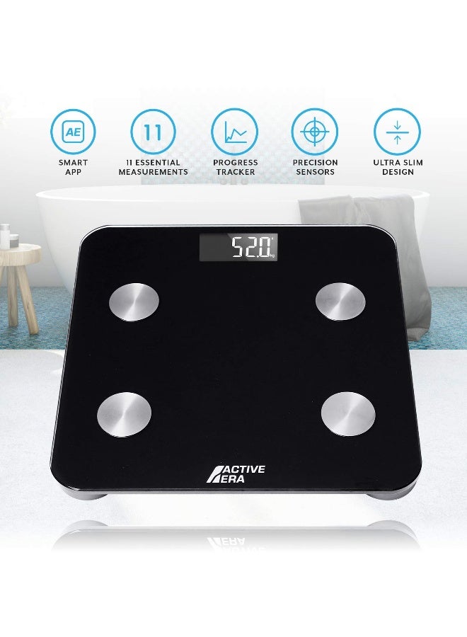 Active Era Smart Body Fat Scales - Bluetooth Digital Weight Scales with 15 Essential Features - Image 2